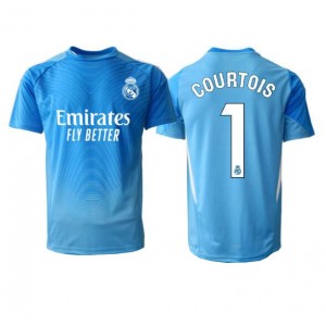 Real Madrid Thibaut Courtois #1 Maalivahti Jalkapallovaatteet Kotipaita 2025-26 Lyhythihainen
